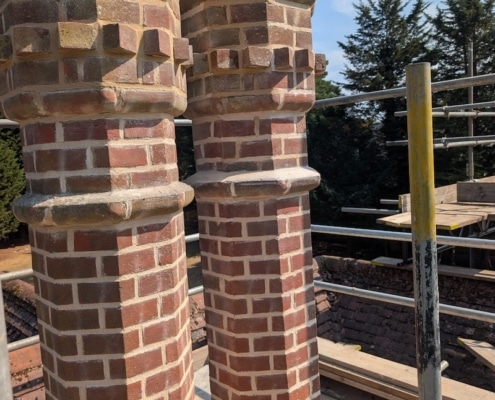 finished-lime-mortar finished lime mortar pointing chimney
